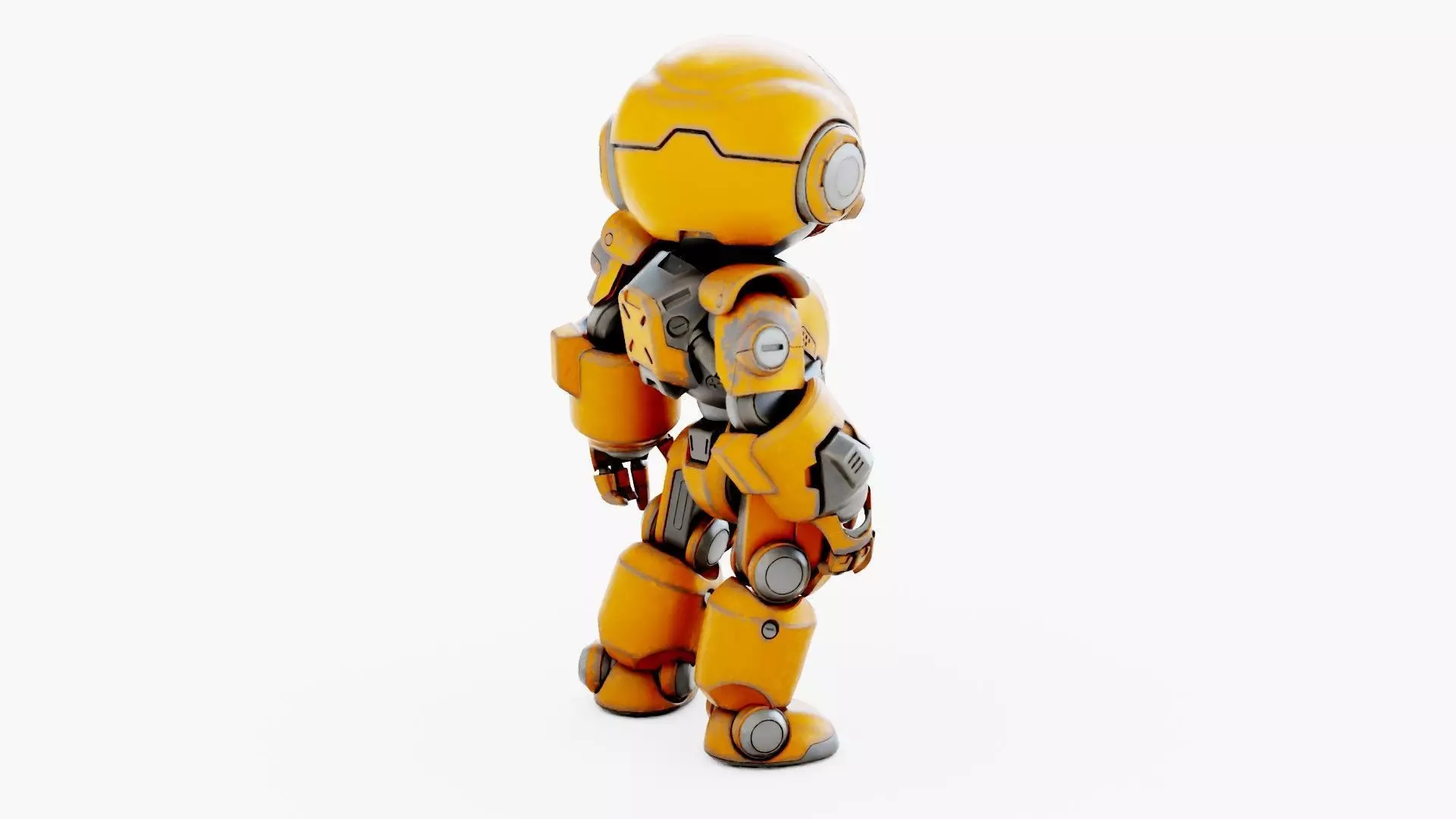 ROBO ZERO-X Rigged for Unreal Engine - Unity - MIXAMO 3D model_13