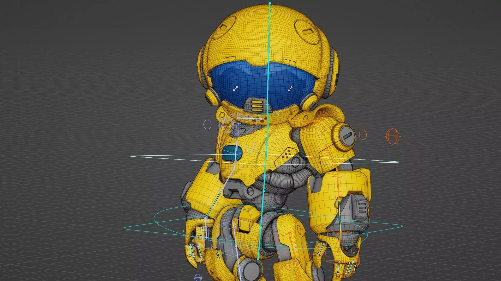 ROBO ZERO-X Rigged for Unreal Engine - Unity - MIXAMO 3D model_38