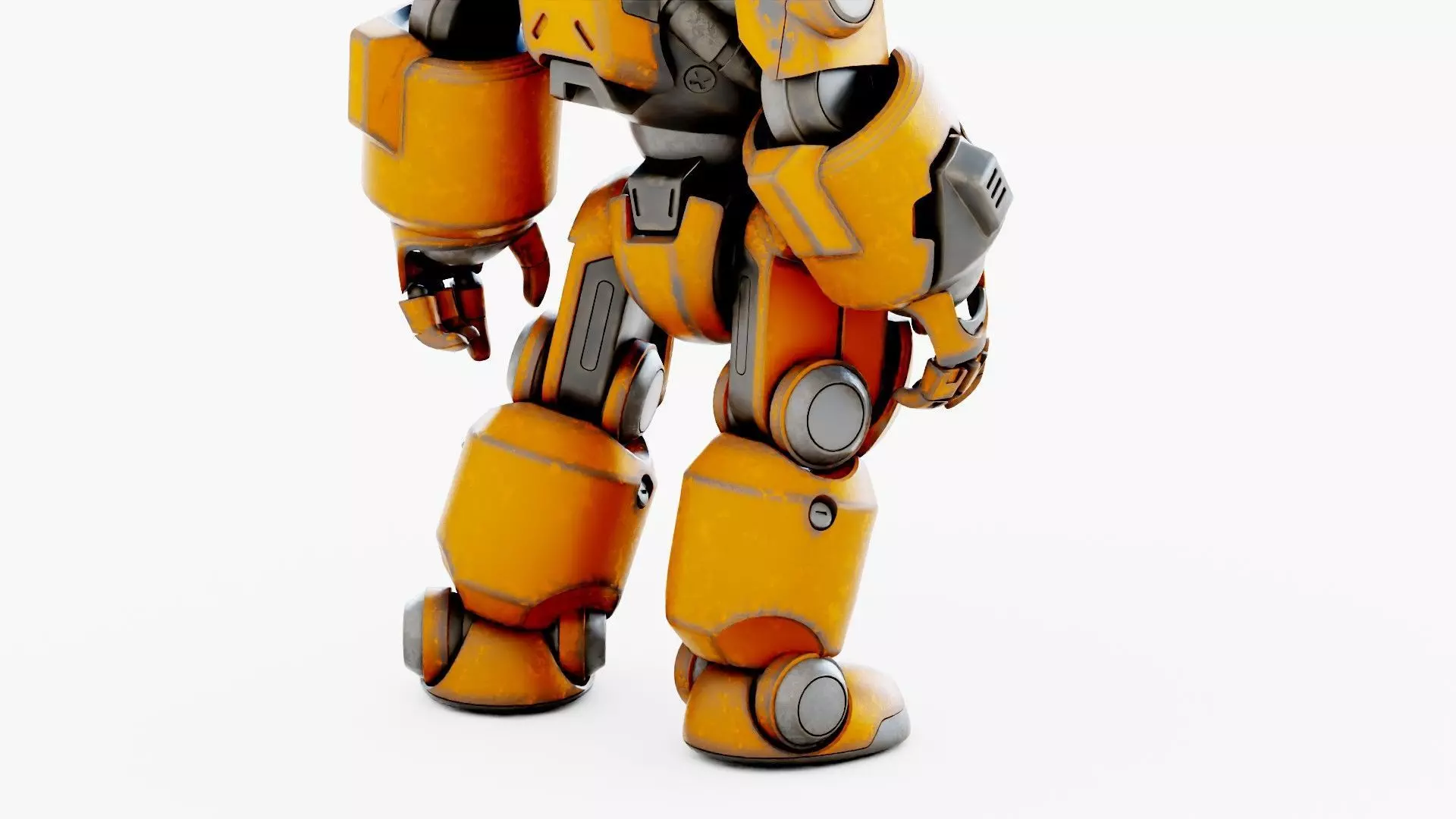 ROBO ZERO-X Rigged for Unreal Engine - Unity - MIXAMO 3D model_26
