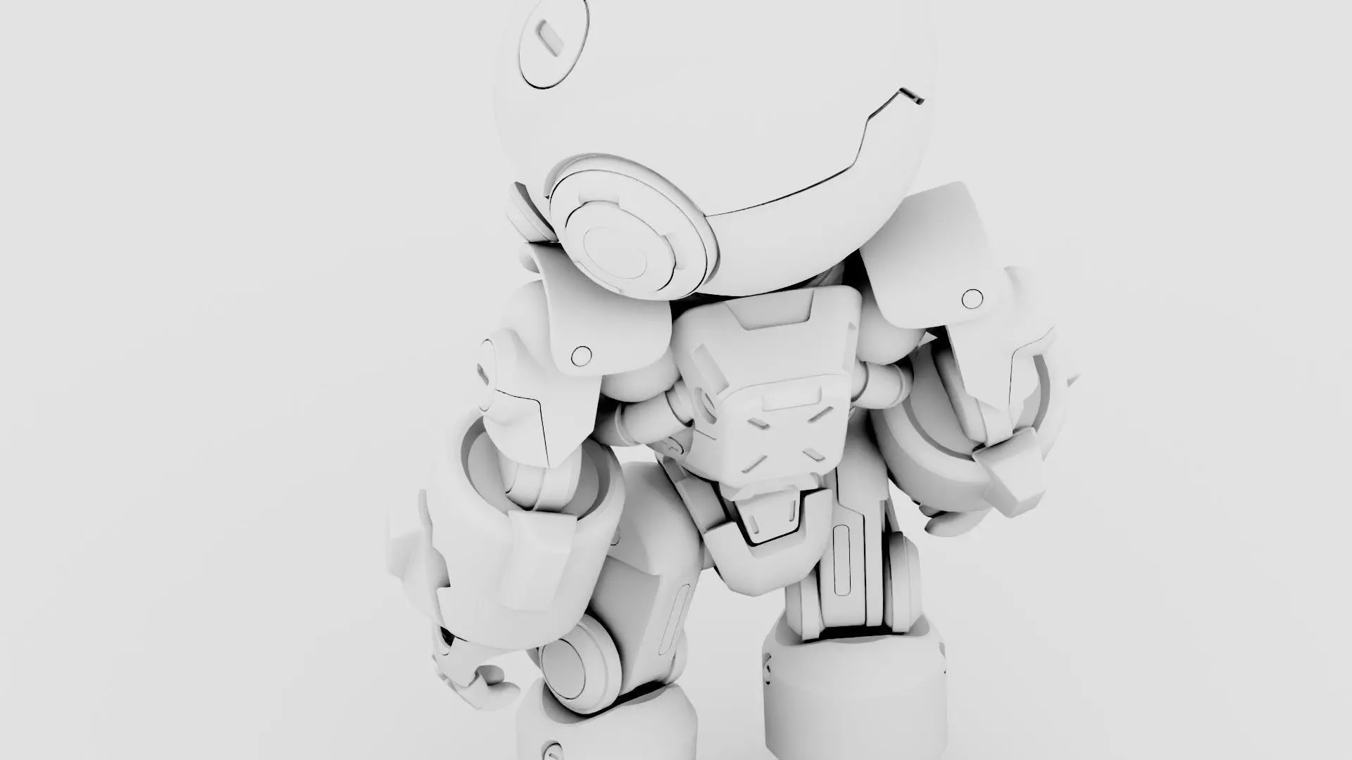 ROBO ZERO-X Rigged for Unreal Engine - Unity - MIXAMO 3D model_35