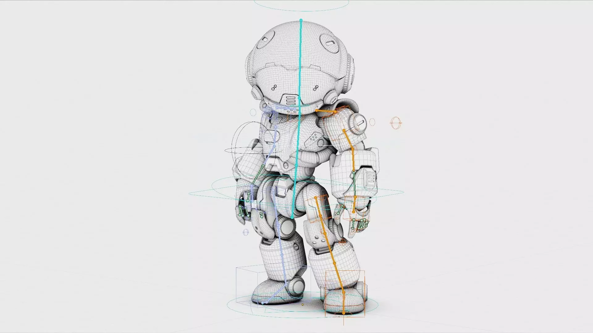 ROBO ZERO-X Rigged for Unreal Engine - Unity - MIXAMO 3D model_39