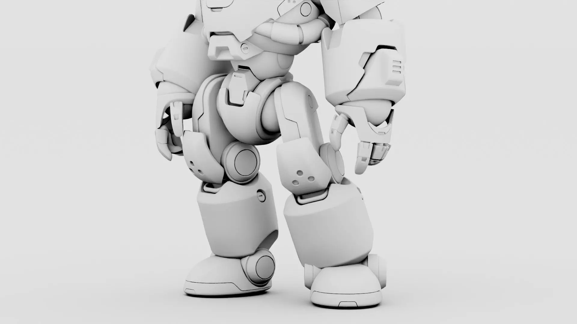 ROBO ZERO-X Rigged for Unreal Engine - Unity - MIXAMO 3D model_34