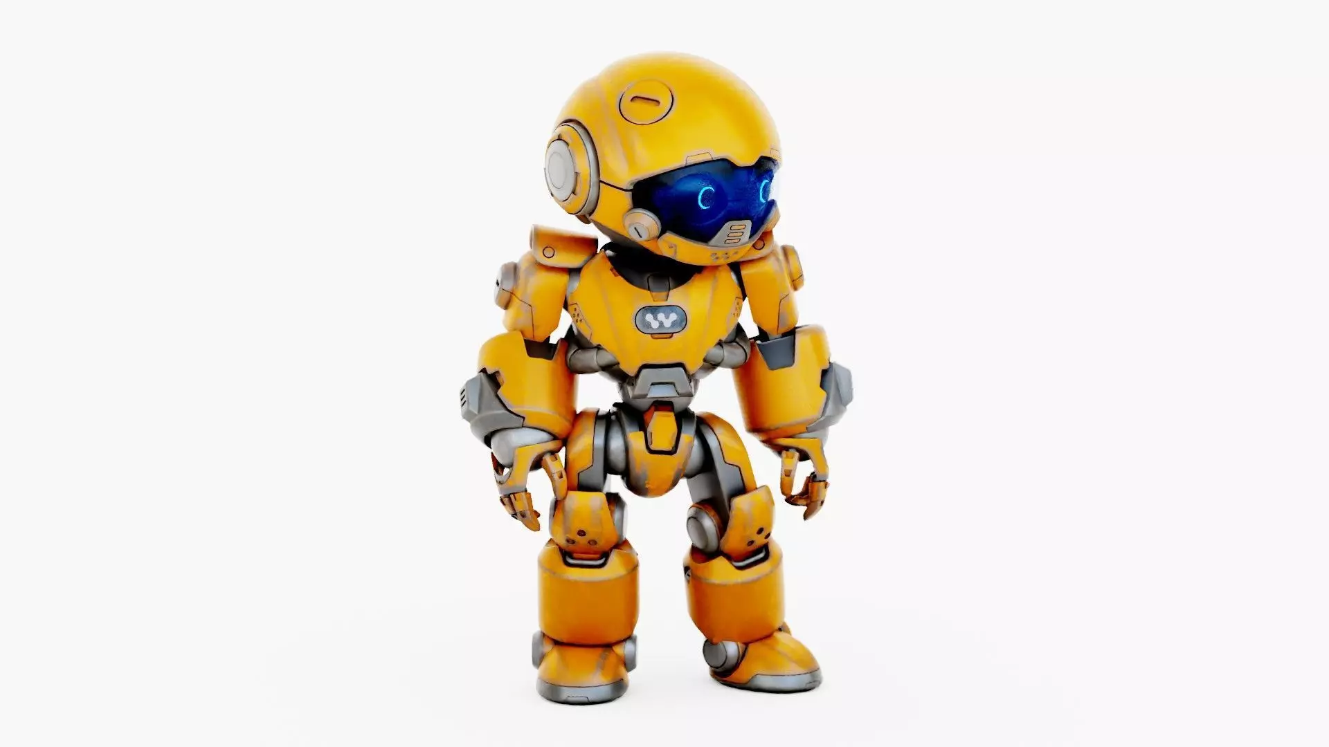 ROBO ZERO-X Rigged for Unreal Engine - Unity - MIXAMO 3D model_6