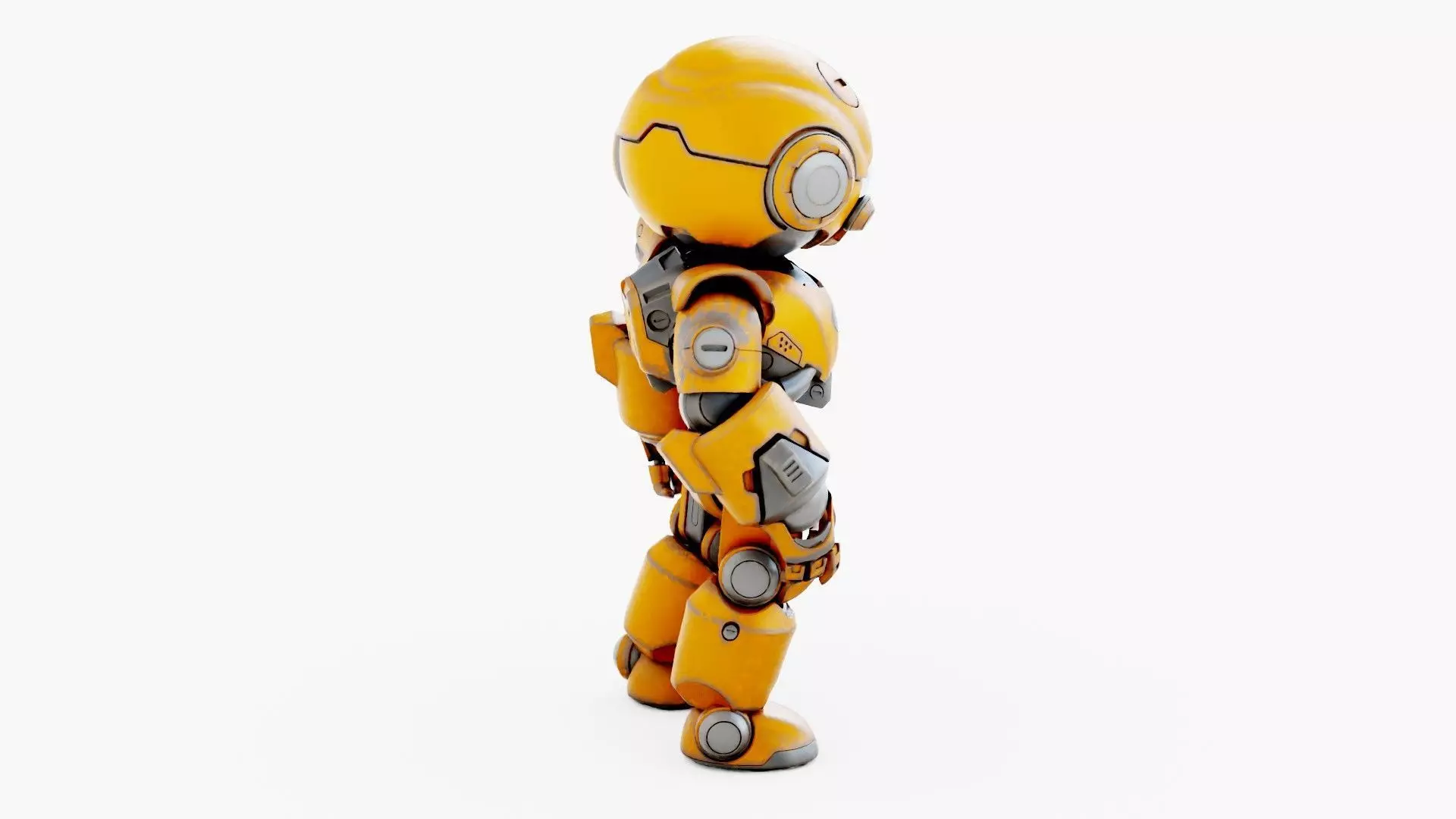 ROBO ZERO-X Rigged for Unreal Engine - Unity - MIXAMO 3D model_12