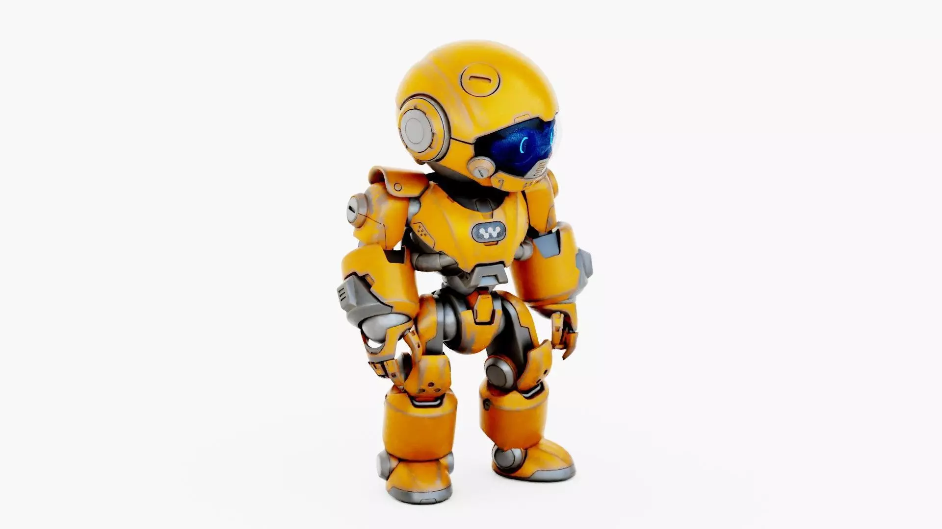 ROBO ZERO-X Rigged for Unreal Engine - Unity - MIXAMO 3D model_7