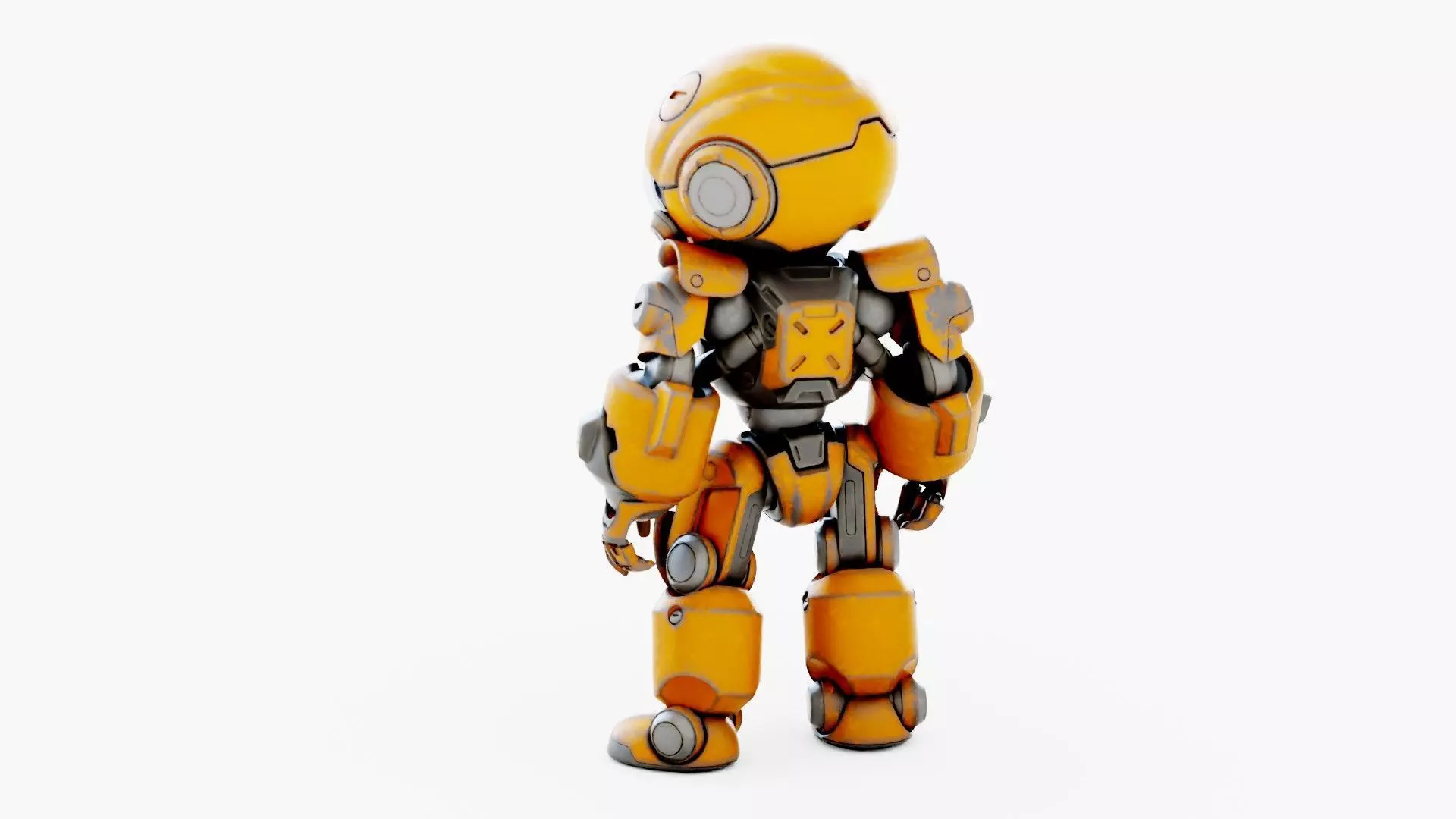 ROBO ZERO-X Rigged for Unreal Engine - Unity - MIXAMO 3D model_17