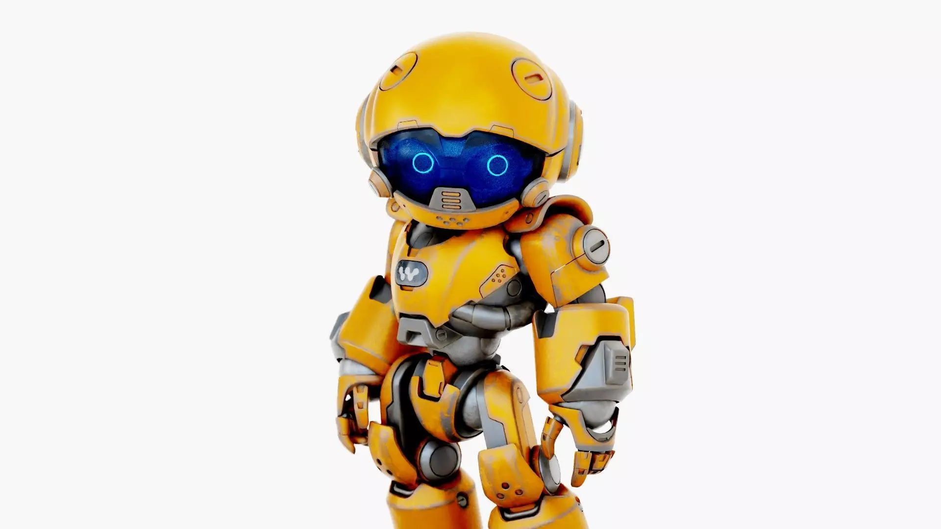 ROBO ZERO-X Rigged for Unreal Engine - Unity - MIXAMO 3D model_22