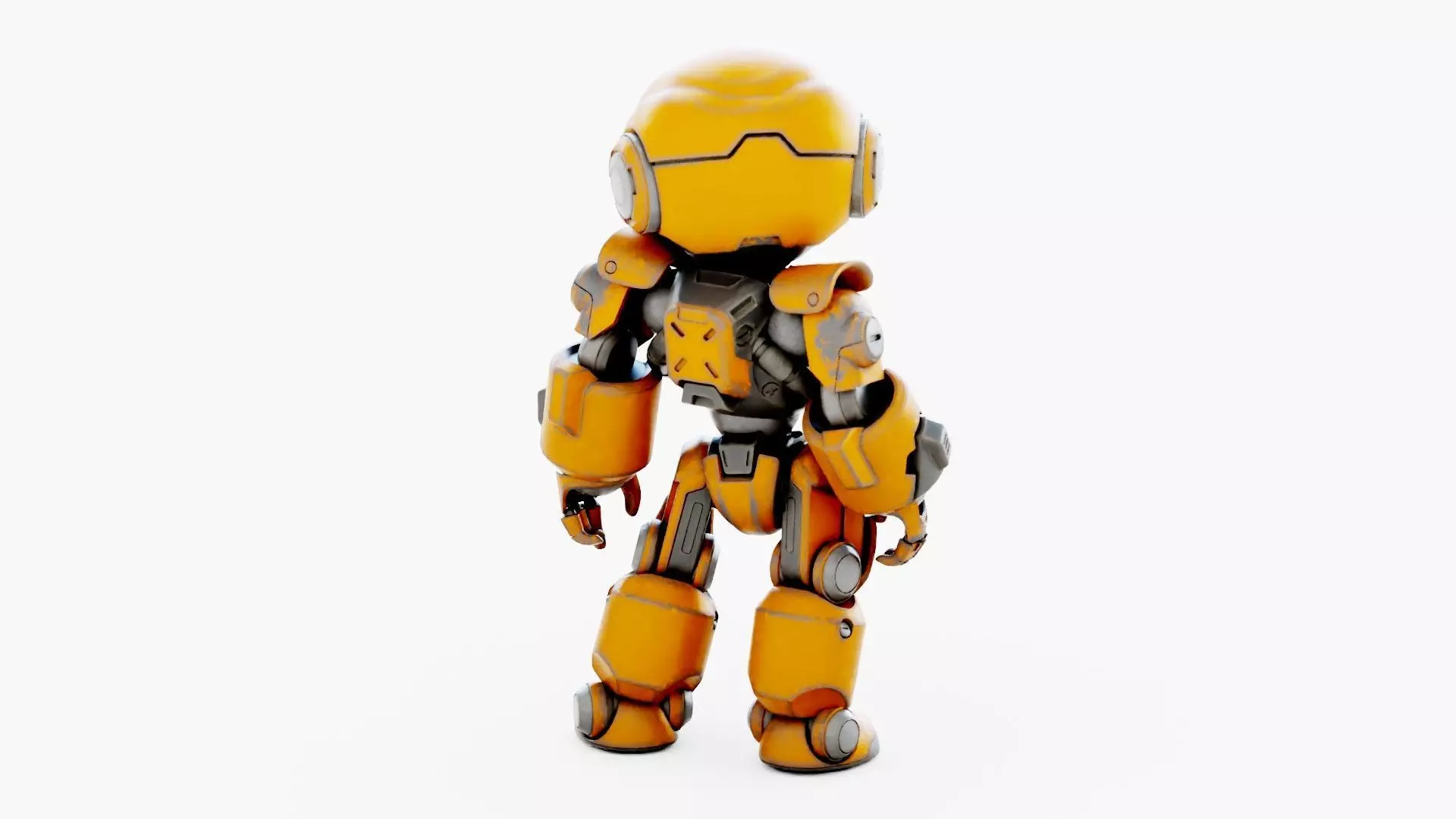 ROBO ZERO-X Rigged for Unreal Engine - Unity - MIXAMO 3D model_15