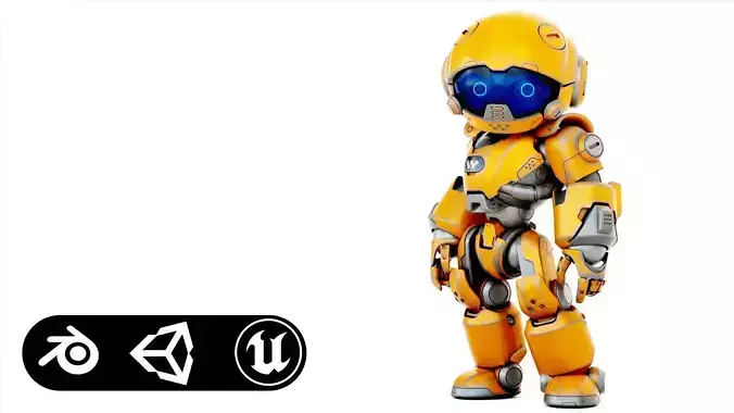 ROBO ZERO-X Rigged for Unreal Engine - Unity - MIXAMO 3D model ROBO ZERO-X Rigged for Unreal Engine - Unity - MIXAMO 3D model