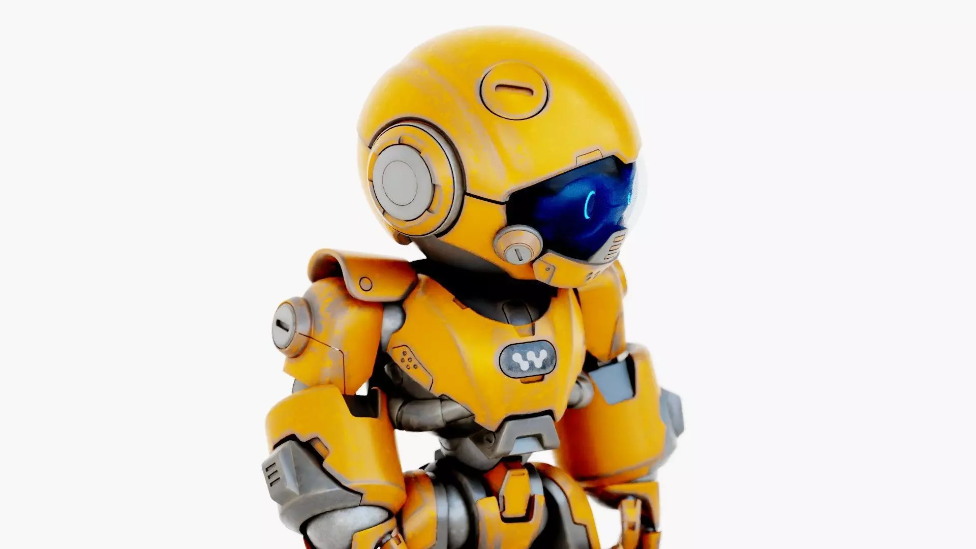 ROBO ZERO-X Rigged for Unreal Engine - Unity - MIXAMO 3D model_24