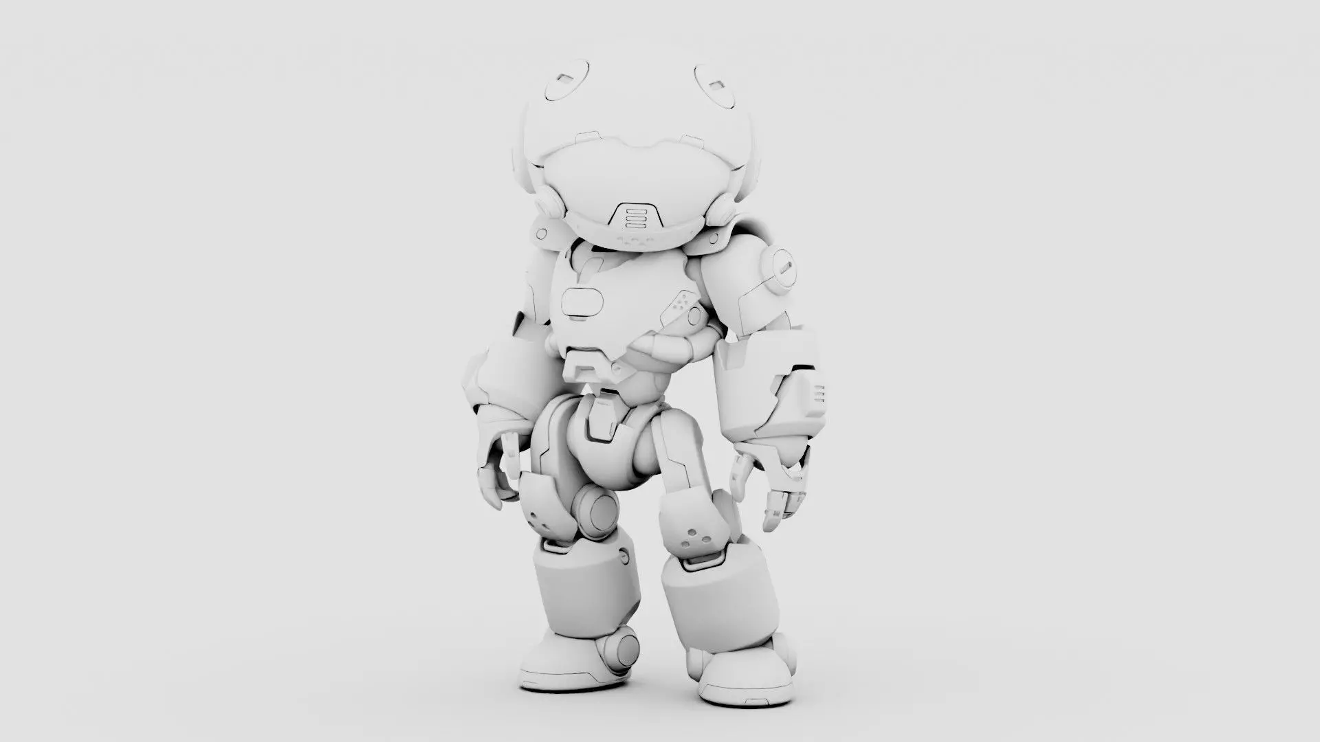 ROBO ZERO-X Rigged for Unreal Engine - Unity - MIXAMO 3D model_32