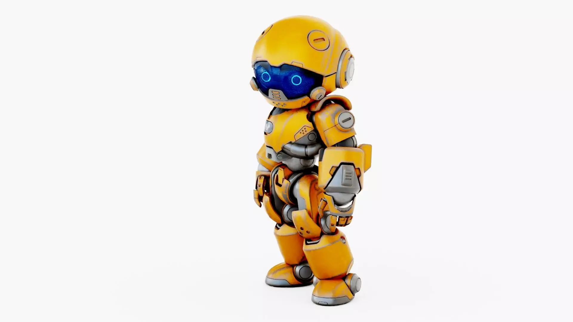 ROBO ZERO-X Rigged for Unreal Engine - Unity - MIXAMO 3D model_21