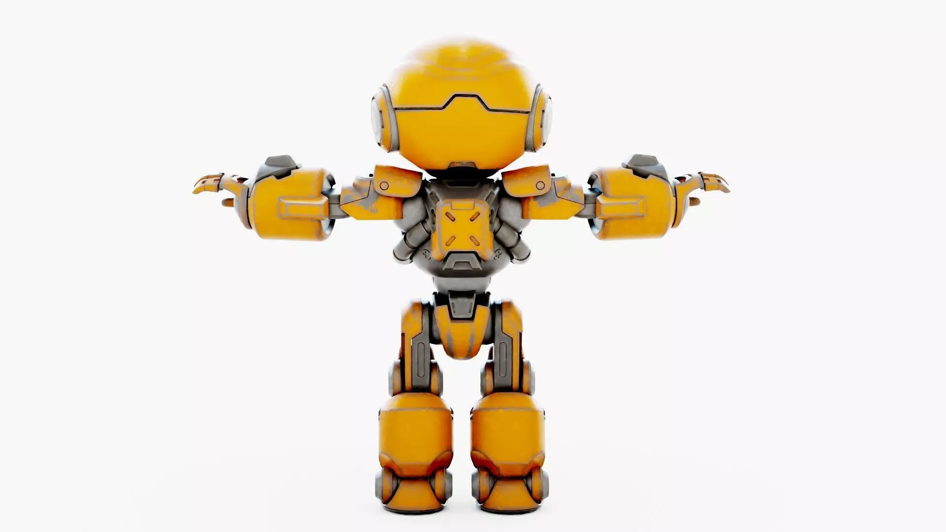 ROBO ZERO-X Rigged for Unreal Engine - Unity - MIXAMO 3D model_31