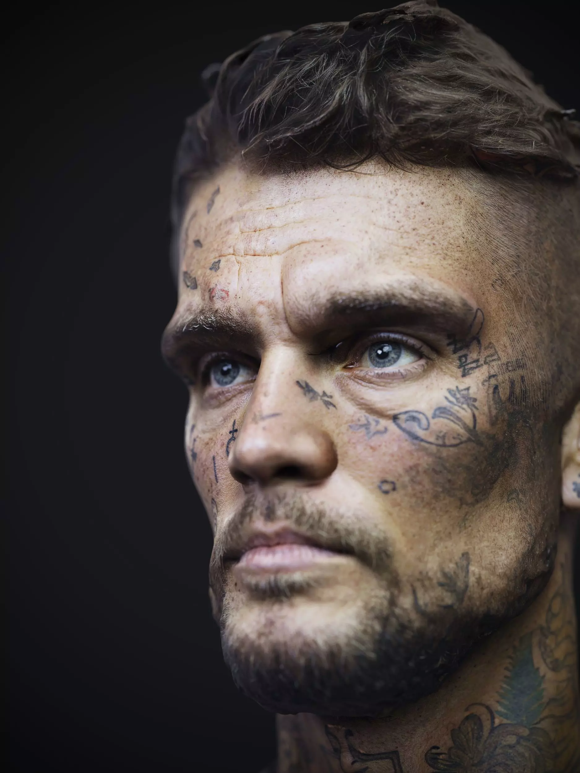 Realistic Man Head 3D Sculpt 01 3D model_1