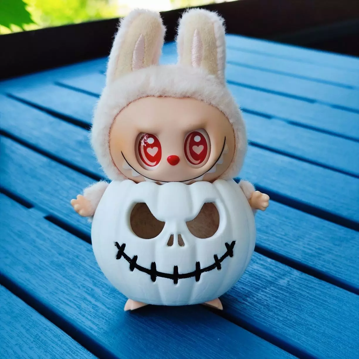 Labubu Jack Skellington holder 3D print model_0