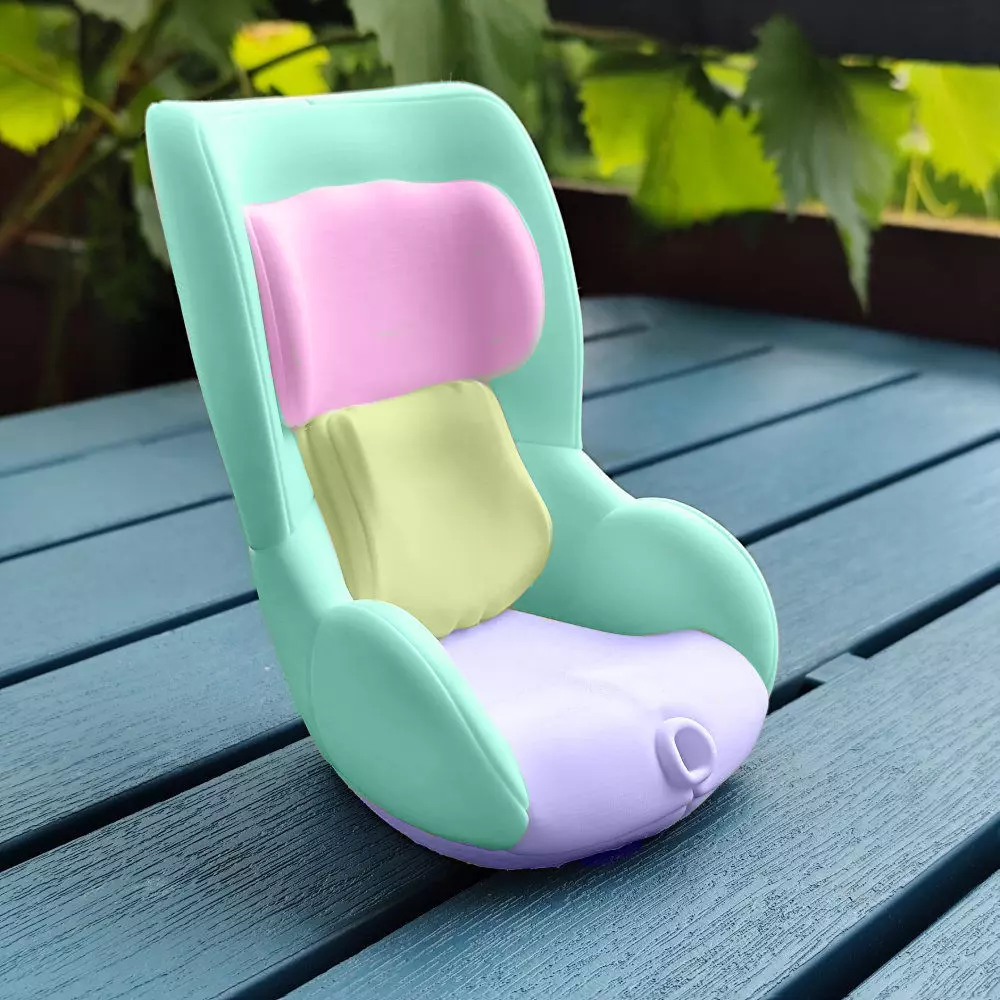 Labubu Car Seat 3D print model_5