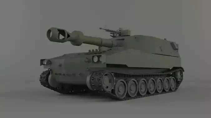 m109 howitzer tank 3D model