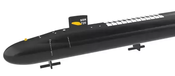 Submarine USS OHIO SSN 726 - 1 - 350 High Quality 3D print model Submarine USS OHIO SSN 726 - 1 - 350 High Quality 3D print model
