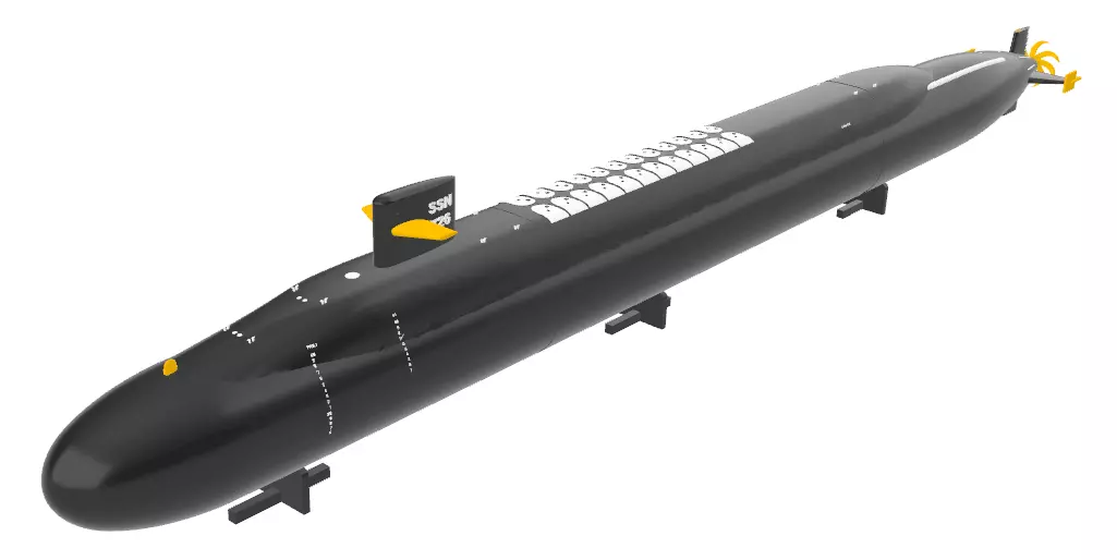 Submarine USS OHIO SSN 726 - 1 - 350 High Quality 3D print model_1