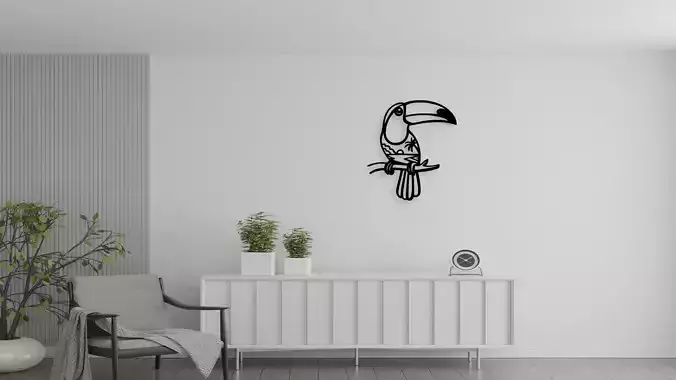 Abstract Geometric Wave Wall Art Panel