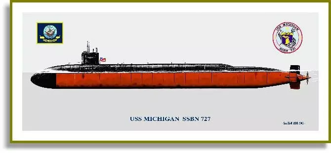 SUBMARINE USS MICHIGAN SSBN 727 - 1-350 High Quality 3D print model_4