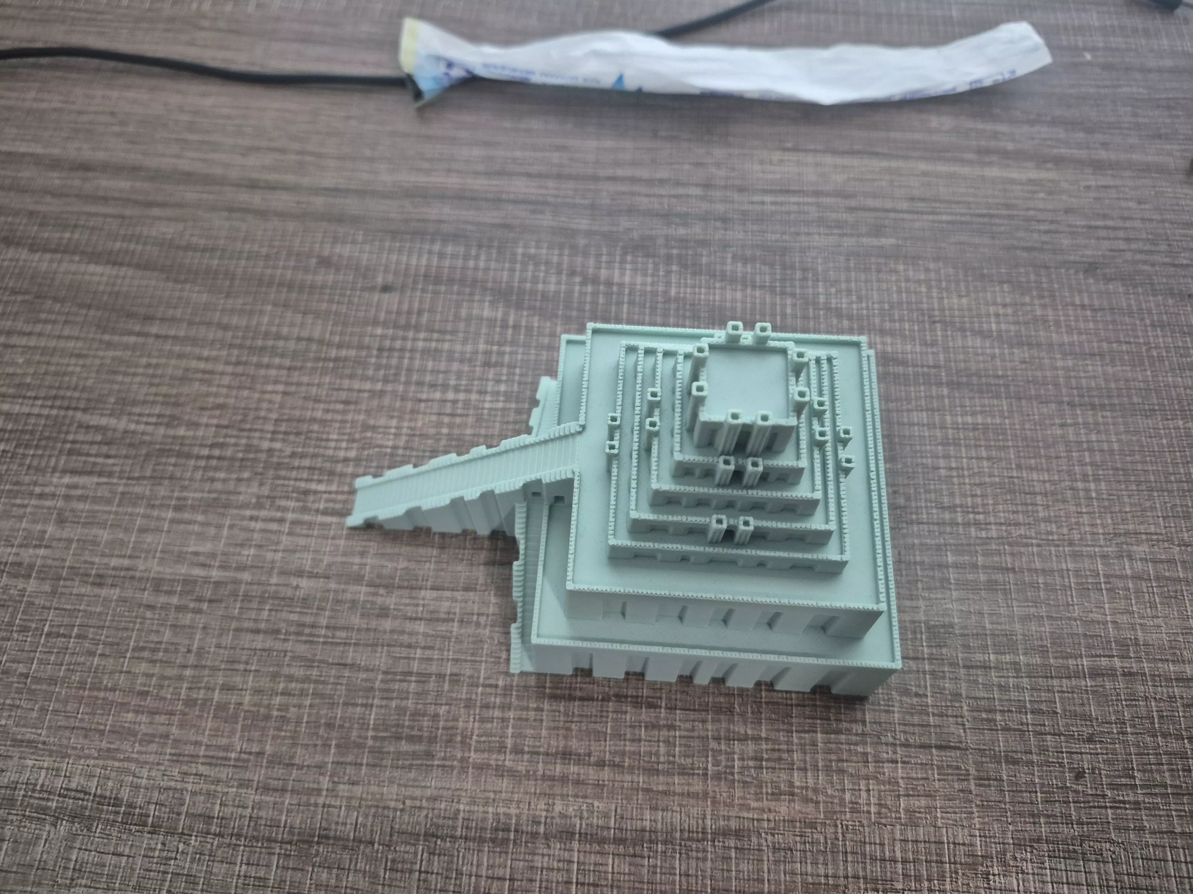Etemenanki Ziggurat Tower Of Babel Stl 3D print model_5