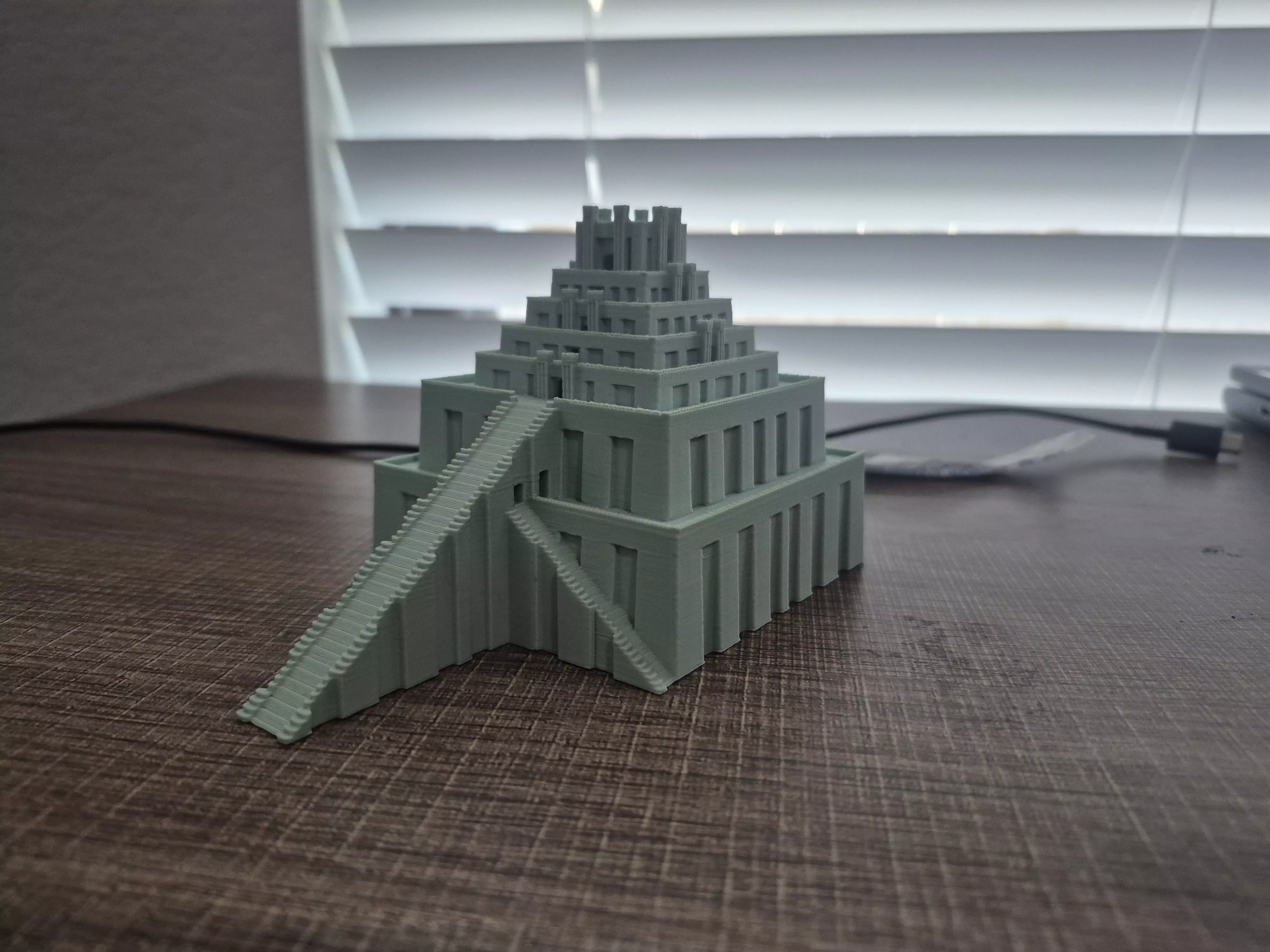 Etemenanki Ziggurat Tower Of Babel Stl 3D print model_6