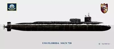 SUBMARINE USS FLORIDA SSGN 728 - 1-150 High Quality 3D print model_5