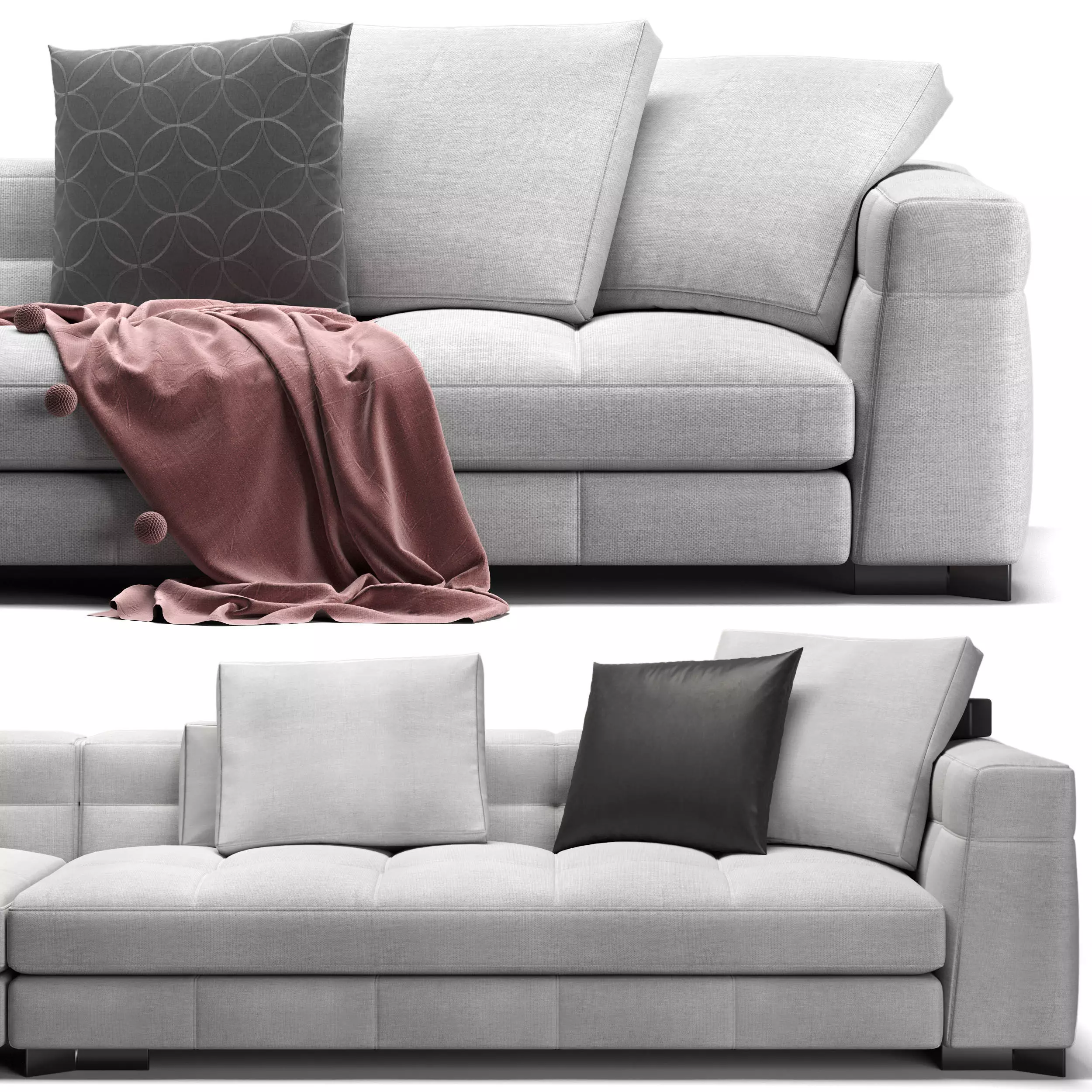 Blazer Sofa 02 3D model_3