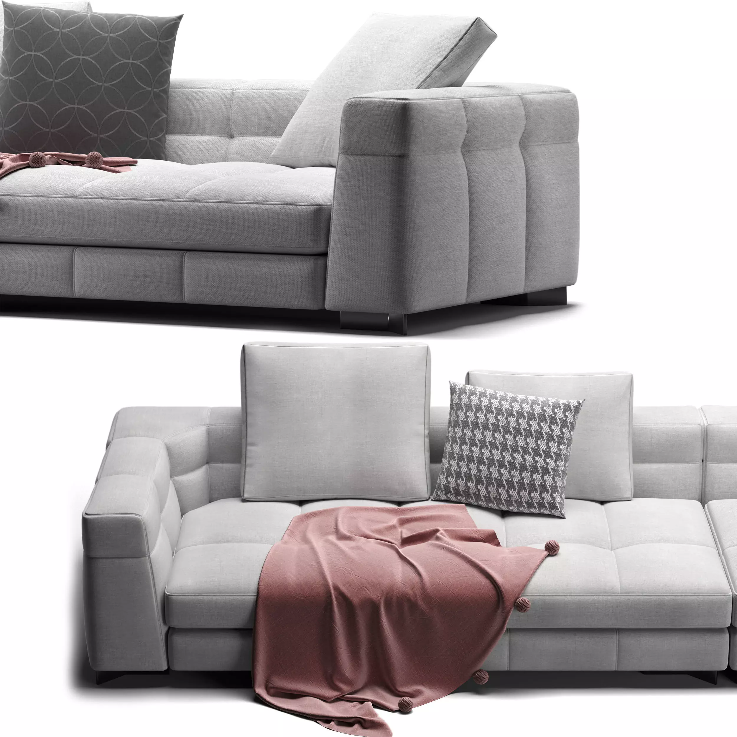 Blazer Sofa 02 3D model_2
