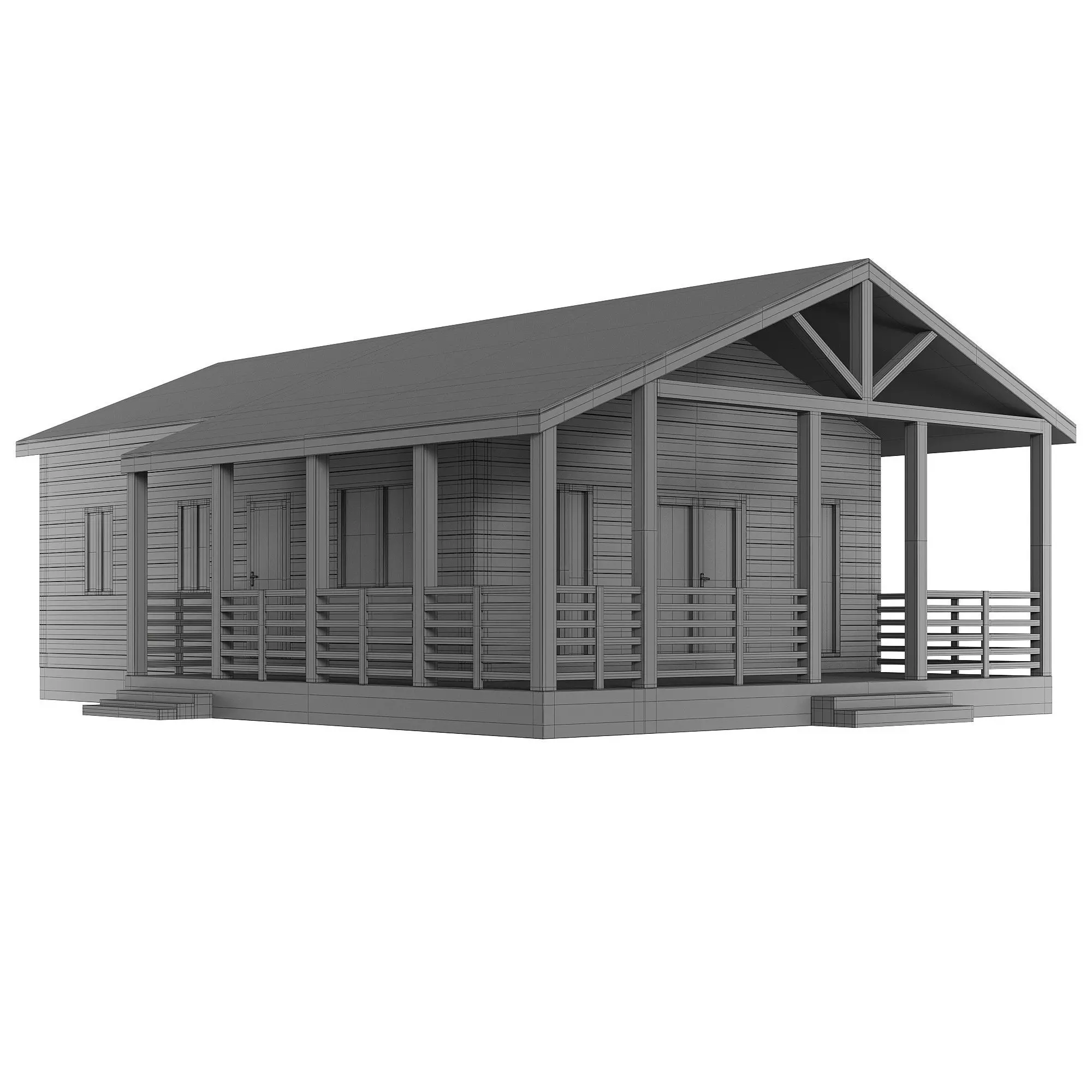 Home Design 17 For Exterior 3D model_7