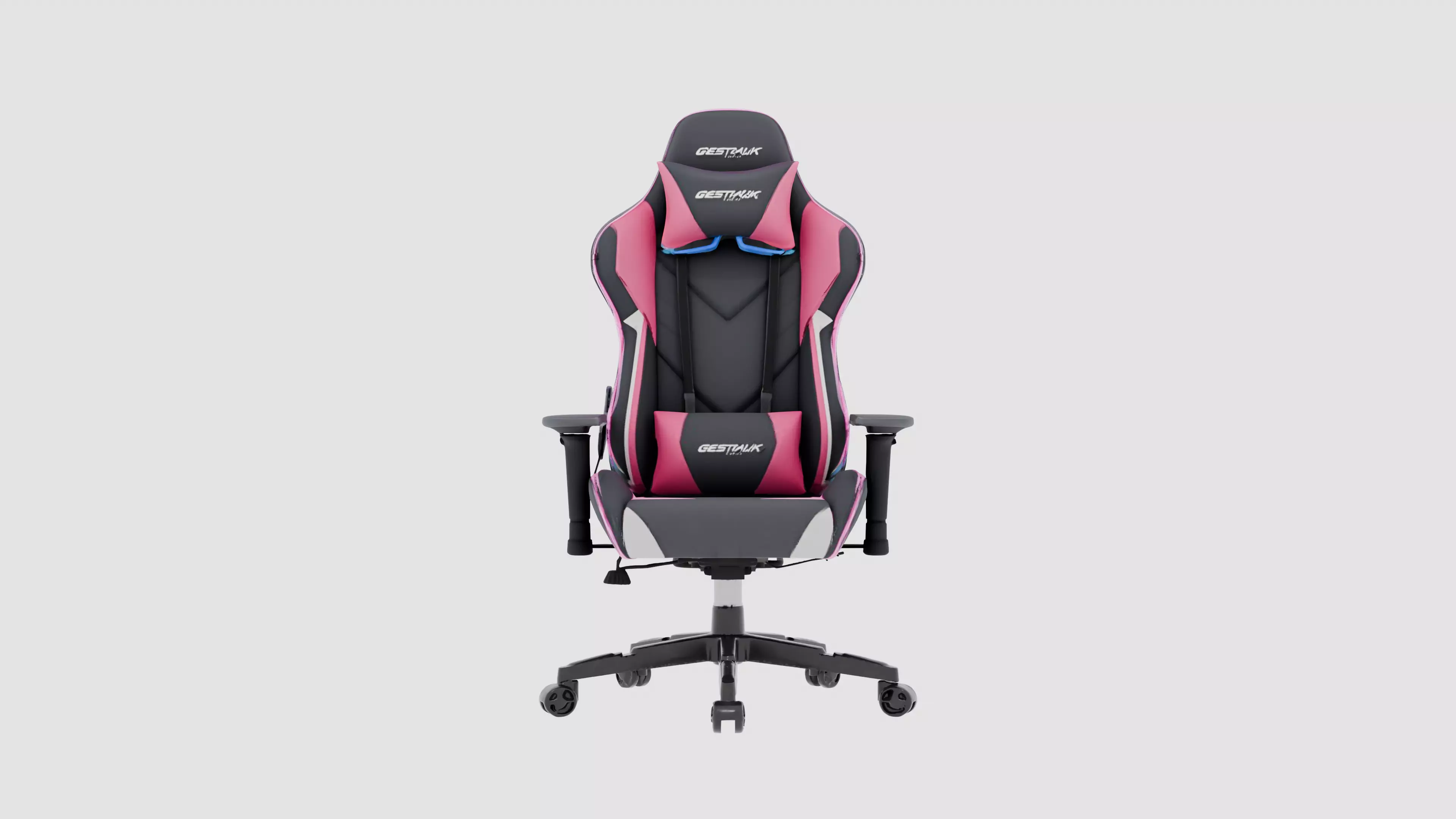 Premium Gaming Chair Low-poly 3D model_4