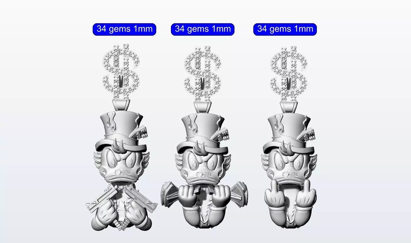 ducks 3D print model_5