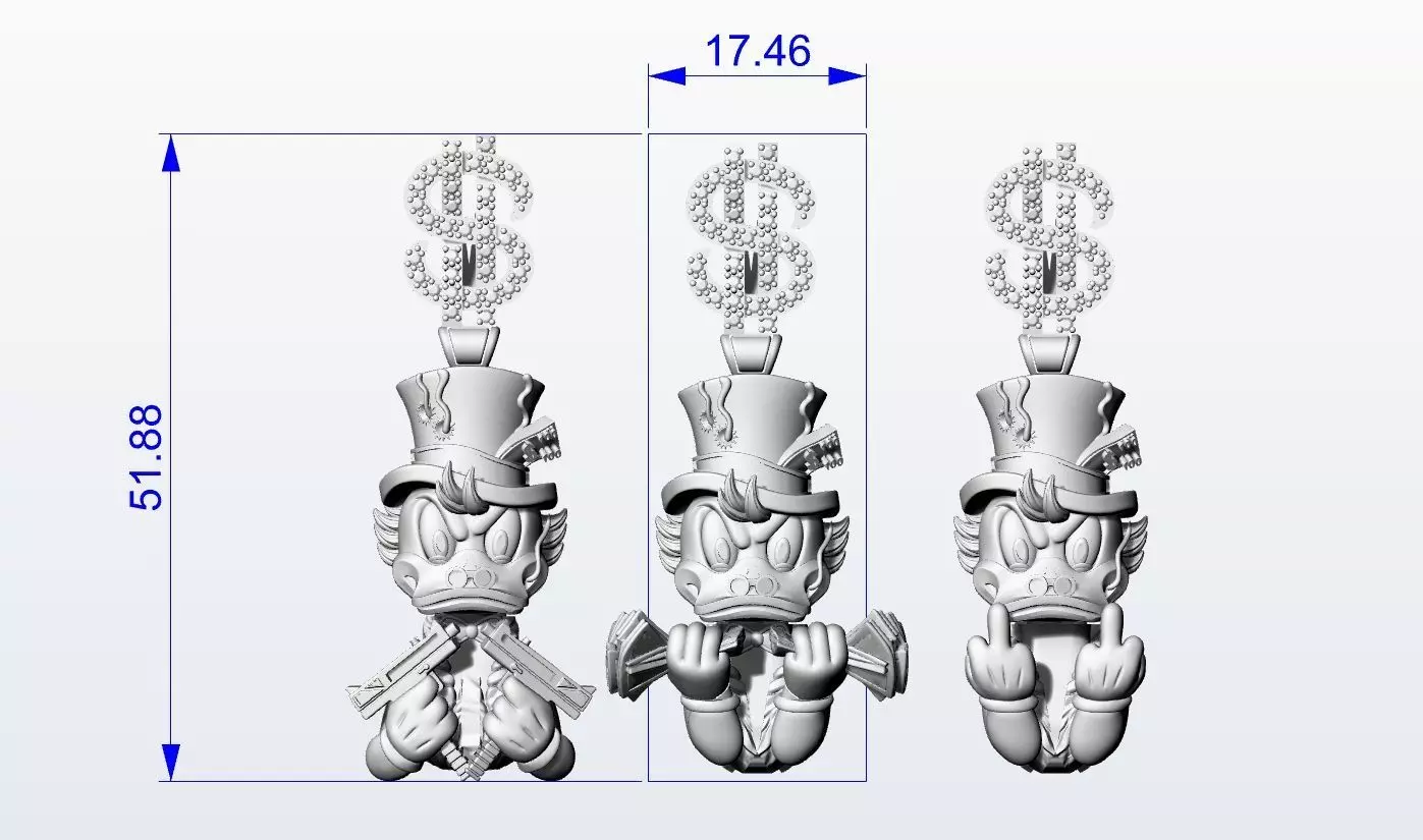 ducks 3D print model_4