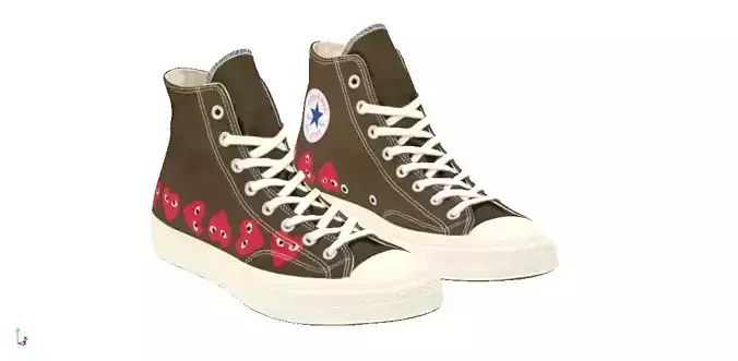 CDG X Converse 1970s green