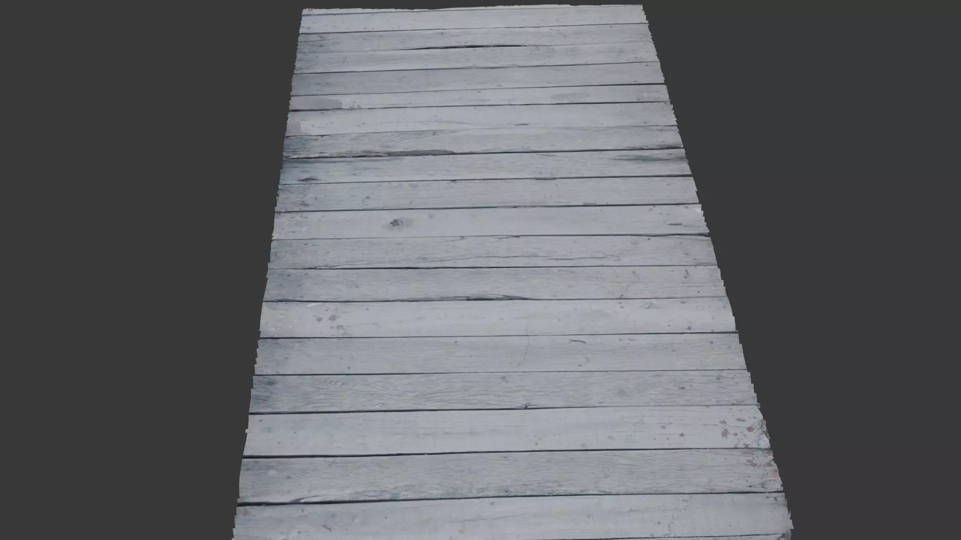 Weathered Wooden Planks Scan Low-poly 3D model_5