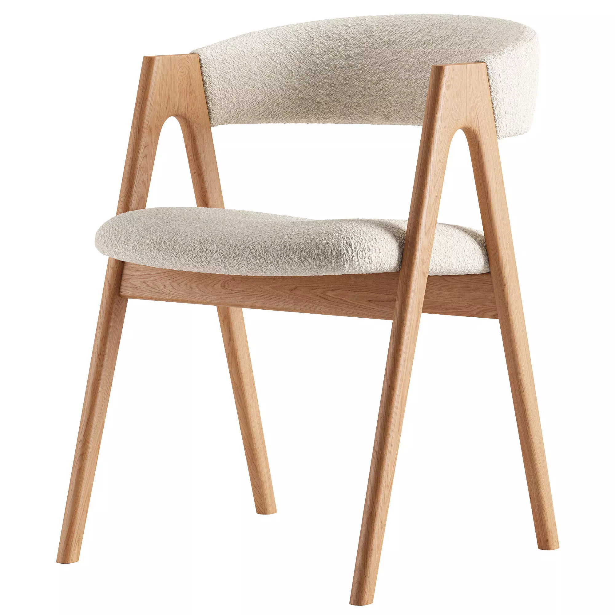Dublin Dining Chair 3D model_5