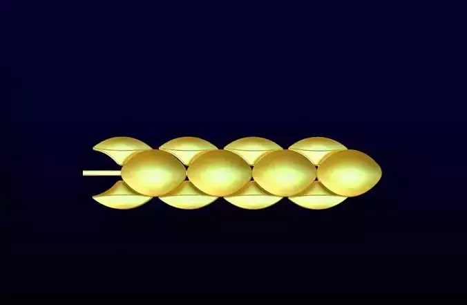 Gold Bracelet  3D print model