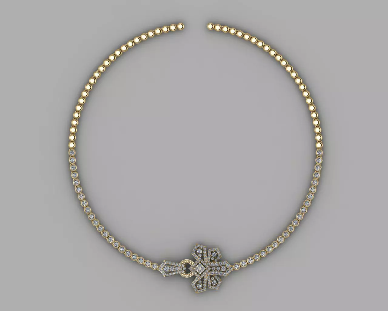 Diamond Pendant 3D print model_1