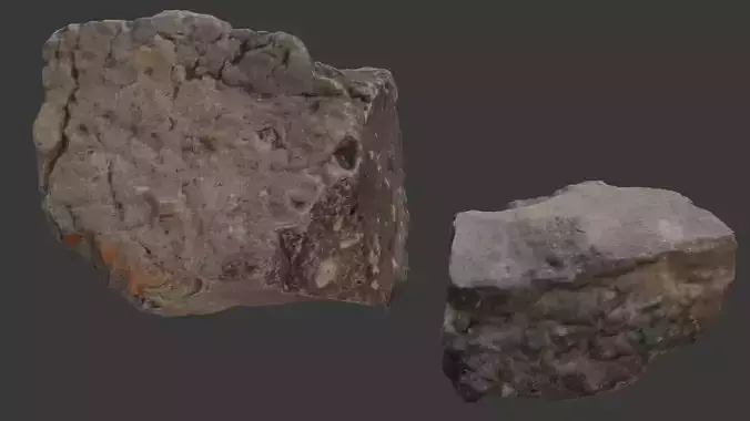  Weathered Stone Fragment