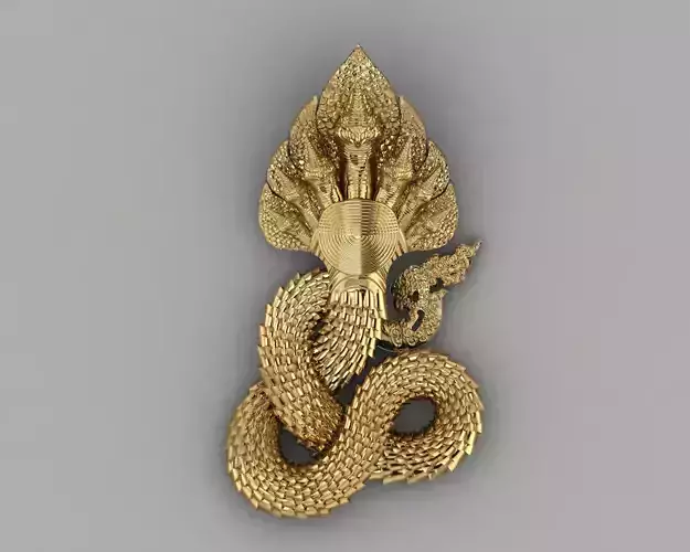 Khmer Dragon Neak Khmer Pendant P2