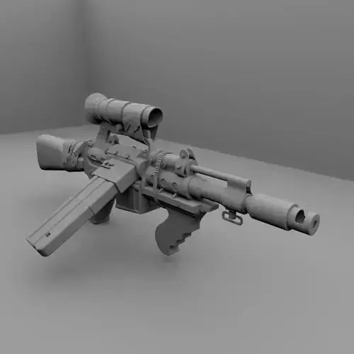 3d gun model