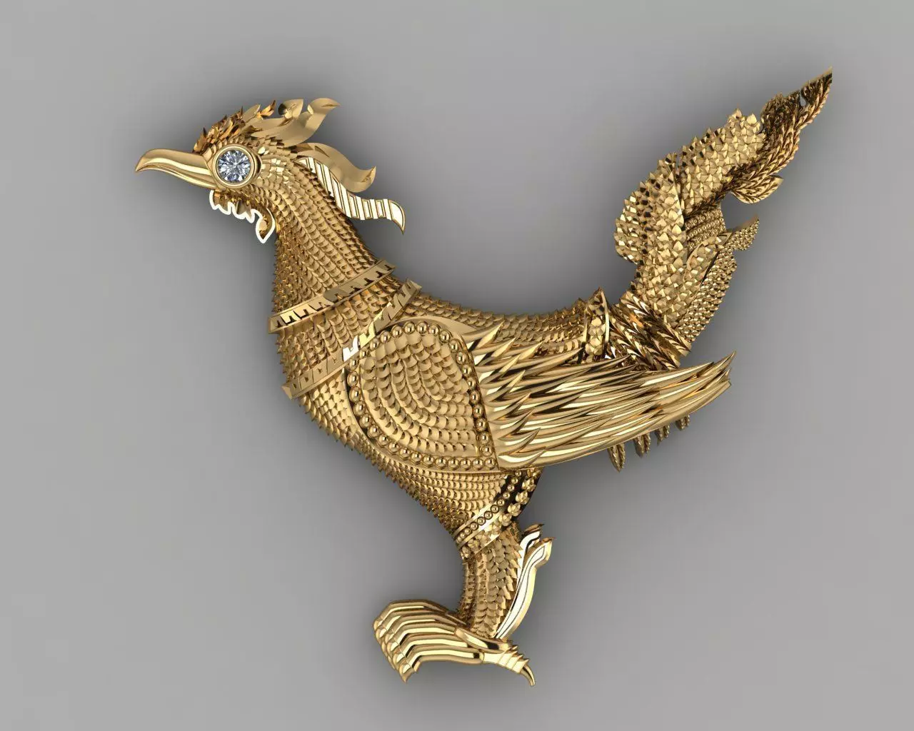 Hong Khmer Pendant 3D print model