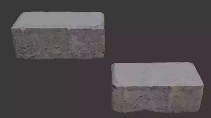  Scanned Concrete Block