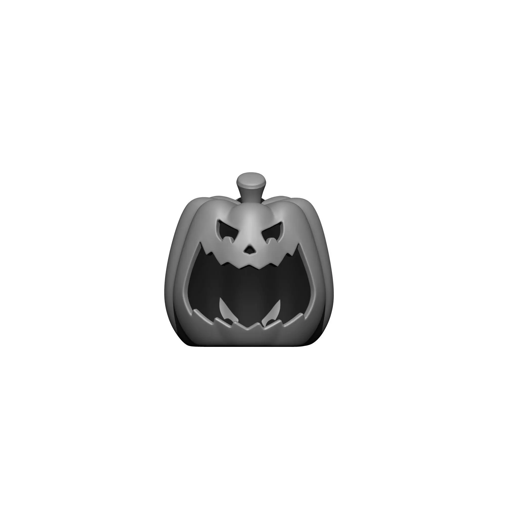 pumpkin dessert bowl 3D print model_7