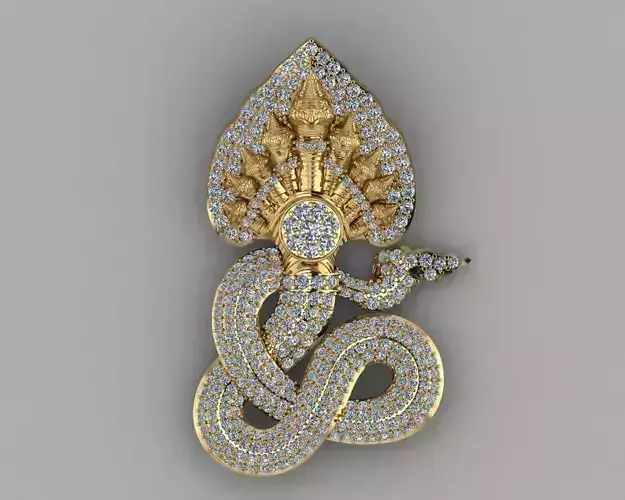 Khmer Dragon Pendant