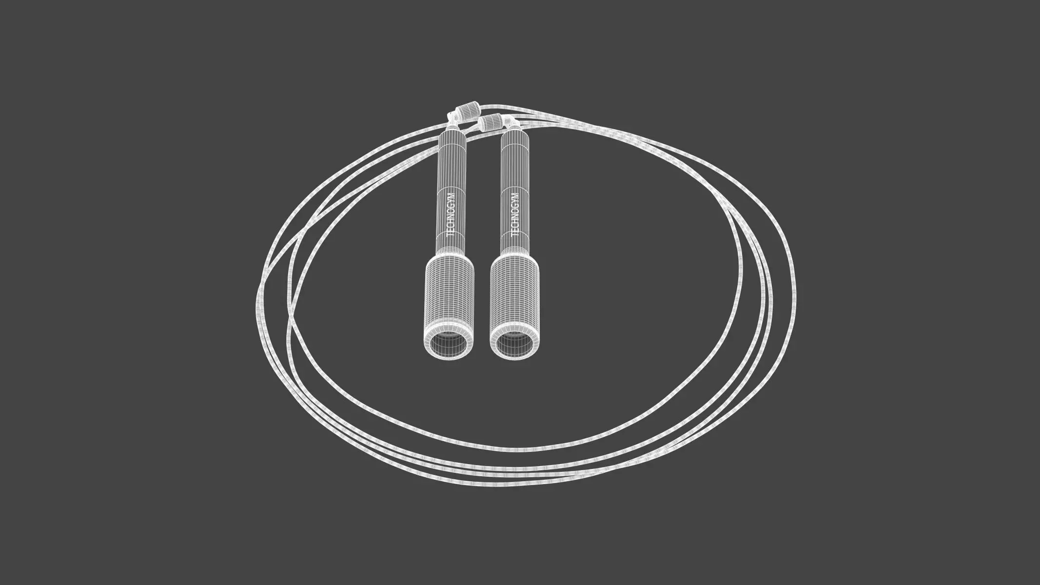 Technogym Accessorie Jump Rope 3D model_2
