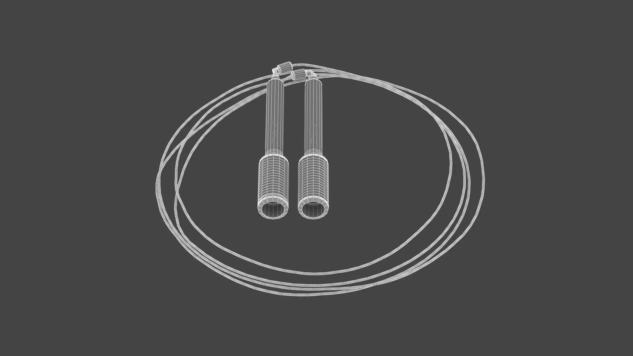 Technogym Accessorie Jump Rope 3D model_1