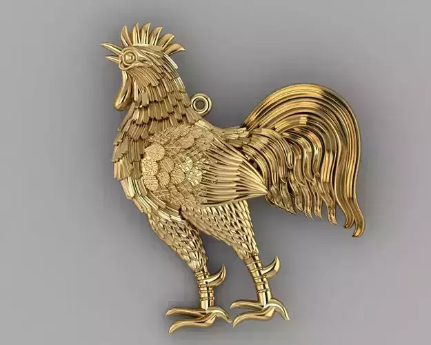 Roster Chicken Pendant