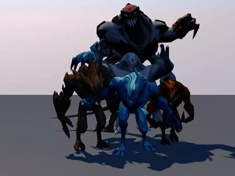 Max Steel Villains Pack Elementors  Ultimate Elementor Low-poly 3D model_0